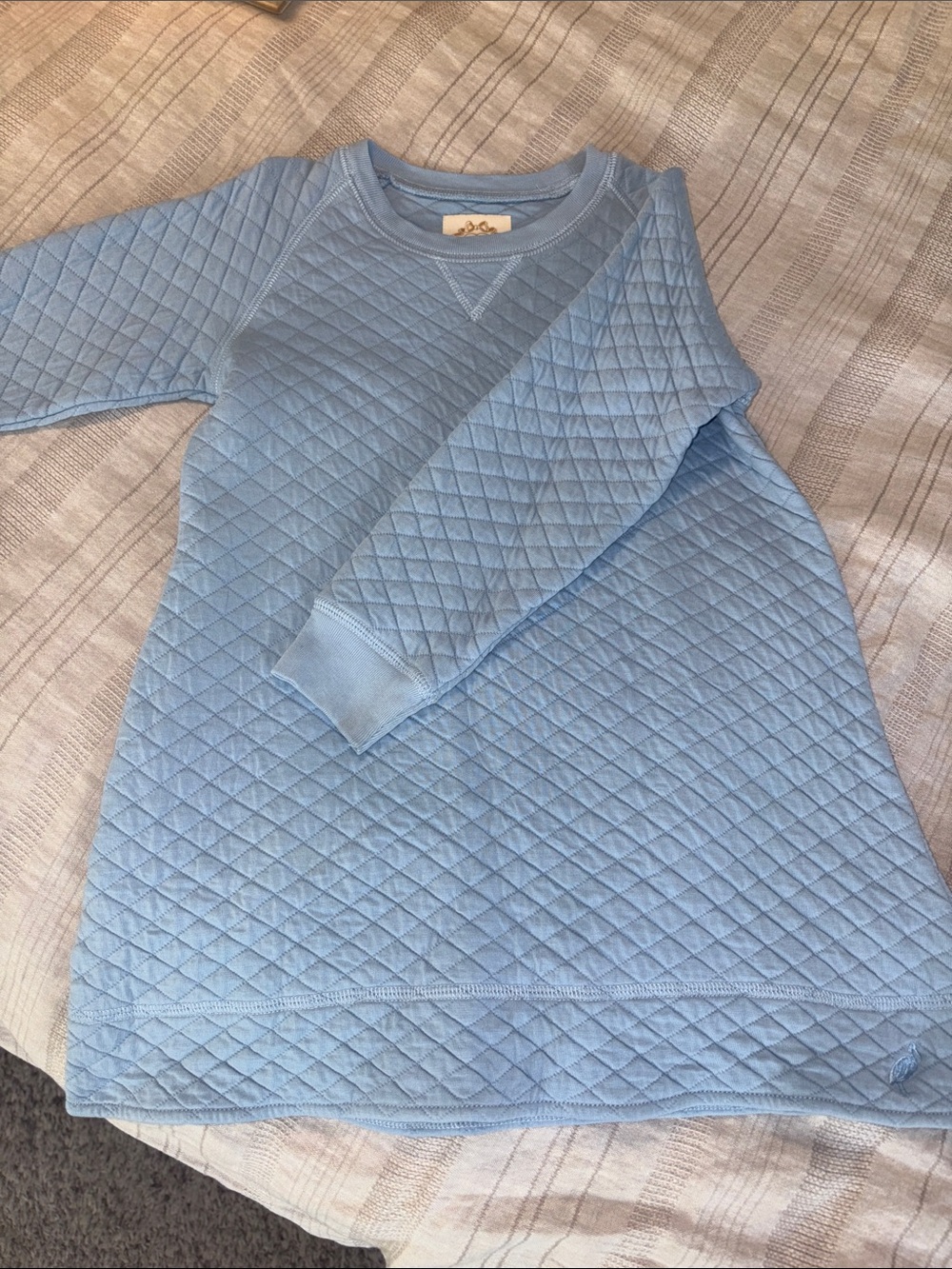 The Beaufort Bonnett Compant - Cassidy Confy Quilted Crewneck Dress - Size 4